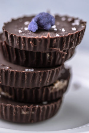 almond butter and chocolate cups